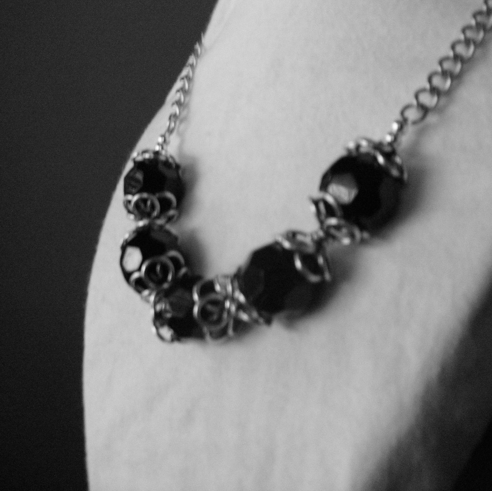 Onyx and Sliver Bracelet